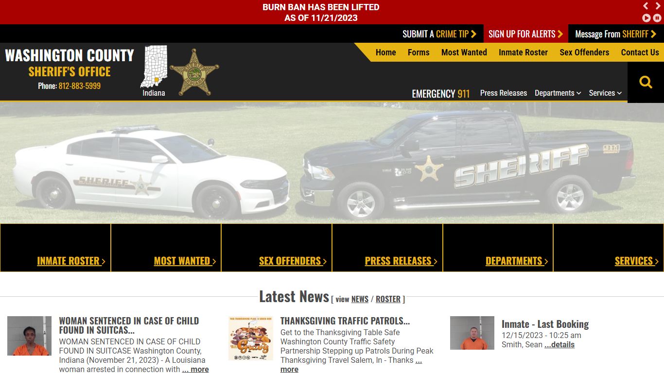 Washington County IN Sheriff